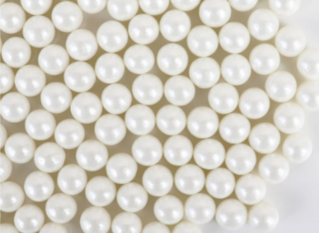 12mm Pearl White Sprinkle Balls