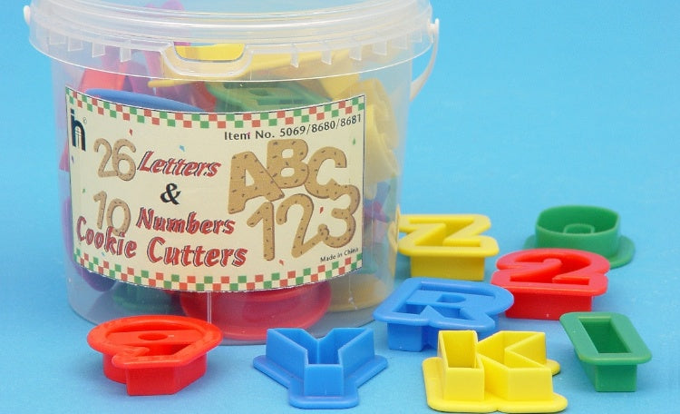 Alphabet & Number Cookie Cutter Set