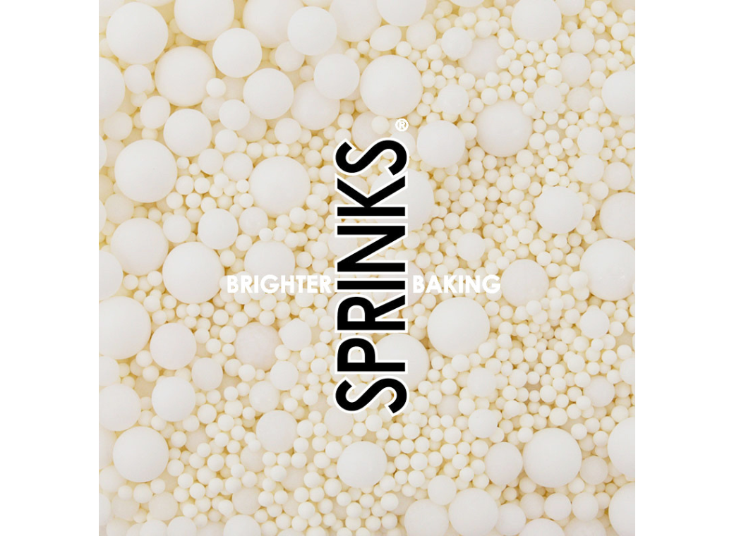 Sprinks Bubble Bubble Sprinkles - White