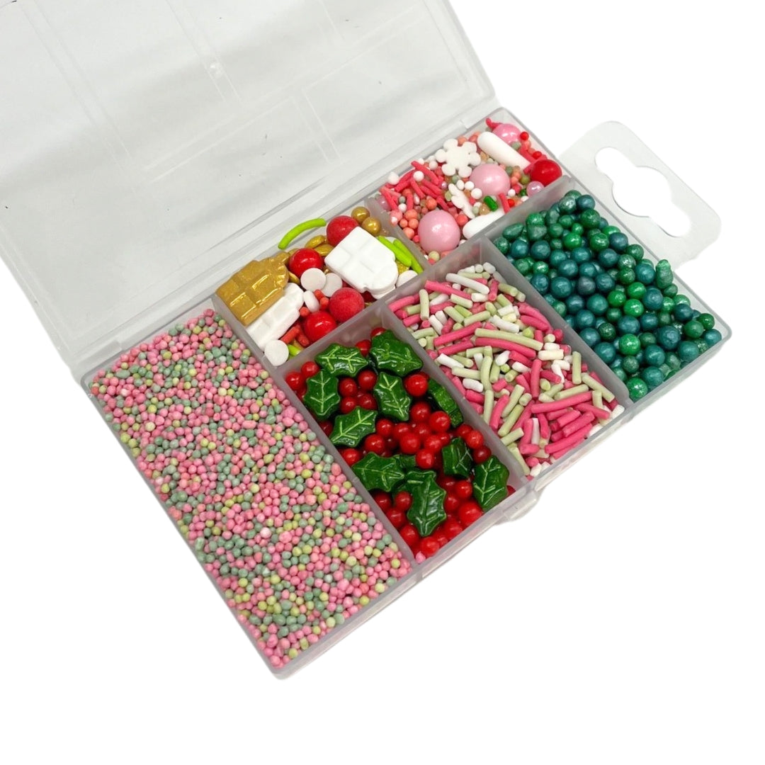 Sweet Sprinkles Bento Box - Christmas Green & Red