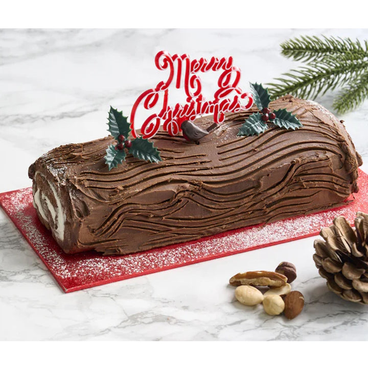 Nostalgic Yule Log Christmas Decorating Kit