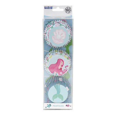 PME Foil Lined Cupcake Cases 60pk - Mermaid