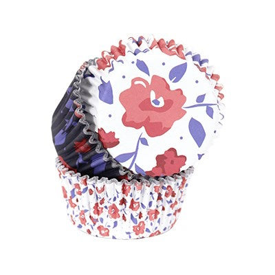 PME Foil Lined Cupcake Cases 60pk - Tea Party