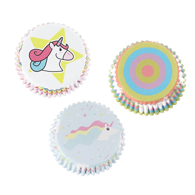 PME Foil Lined Cupcake Cases 60pk - Unicorn