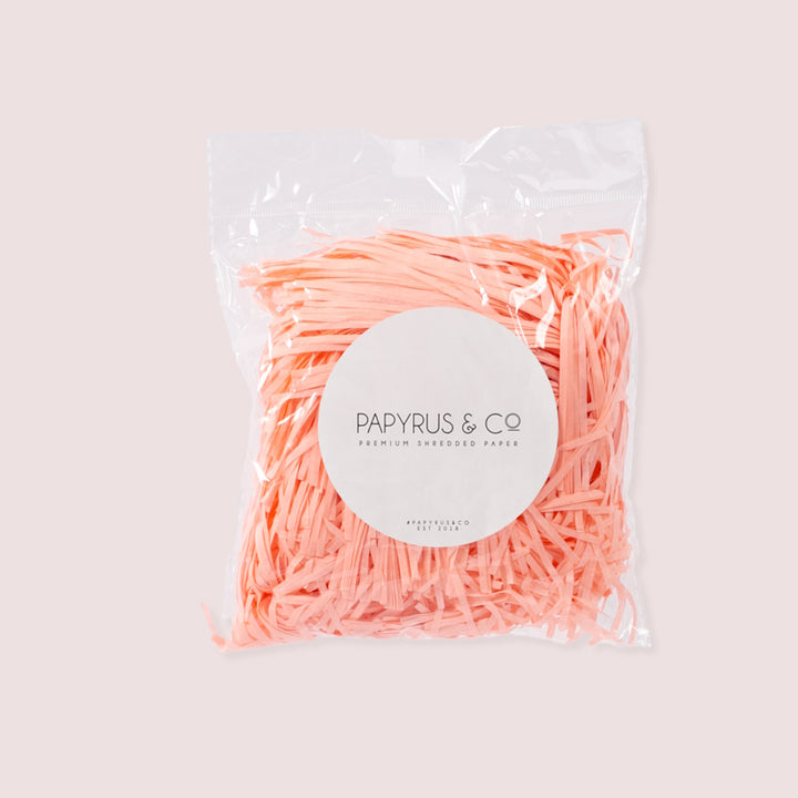 Papyrus Shredded Paper - Pastel Pink Peach