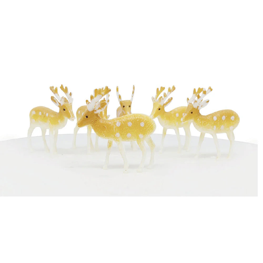 Reindeer Cake Topper Picks 6pk