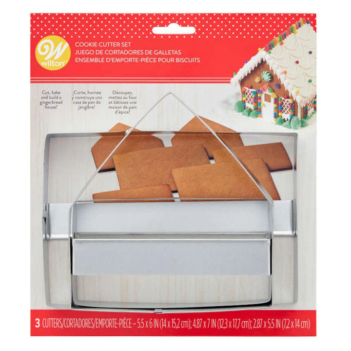 Wilton Gingerbread House Cookie Cutter Set