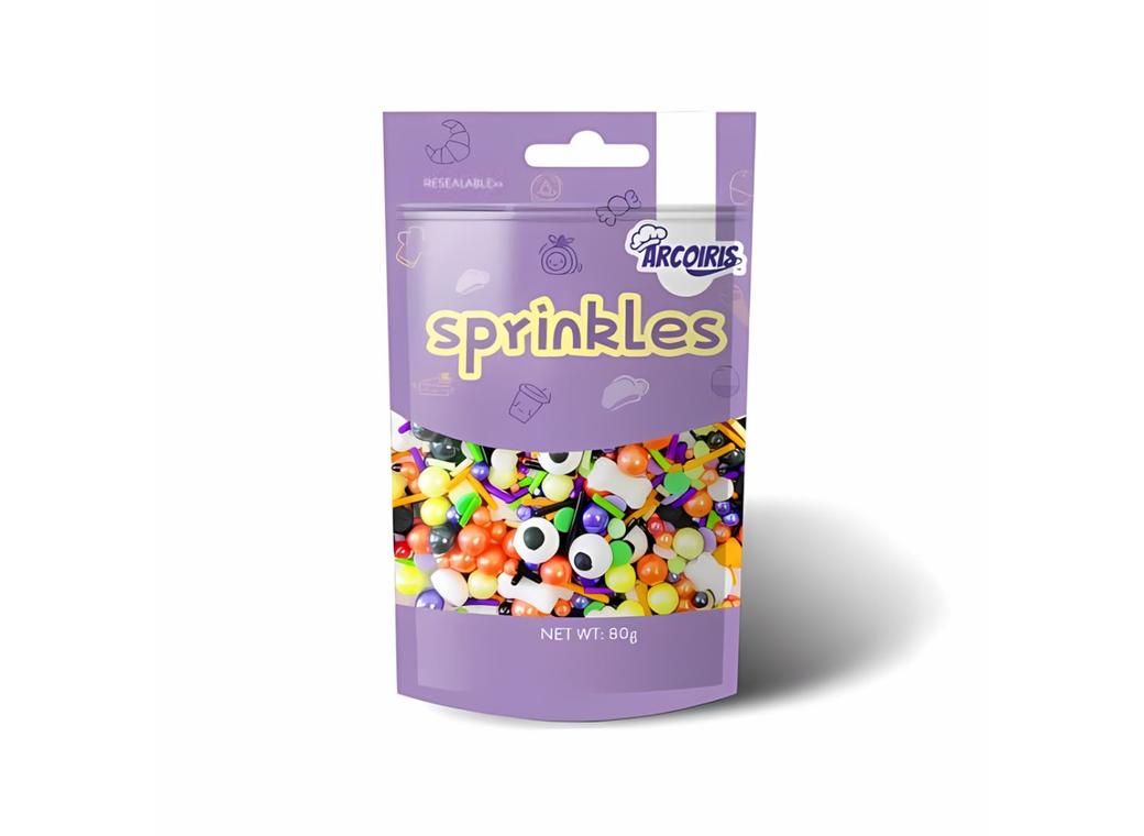 Arcoiris Sprinkles - Eyeballs, Ghosts & Bones Mix