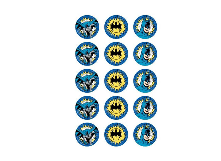 Edible Icing Cupcake Images - Batman