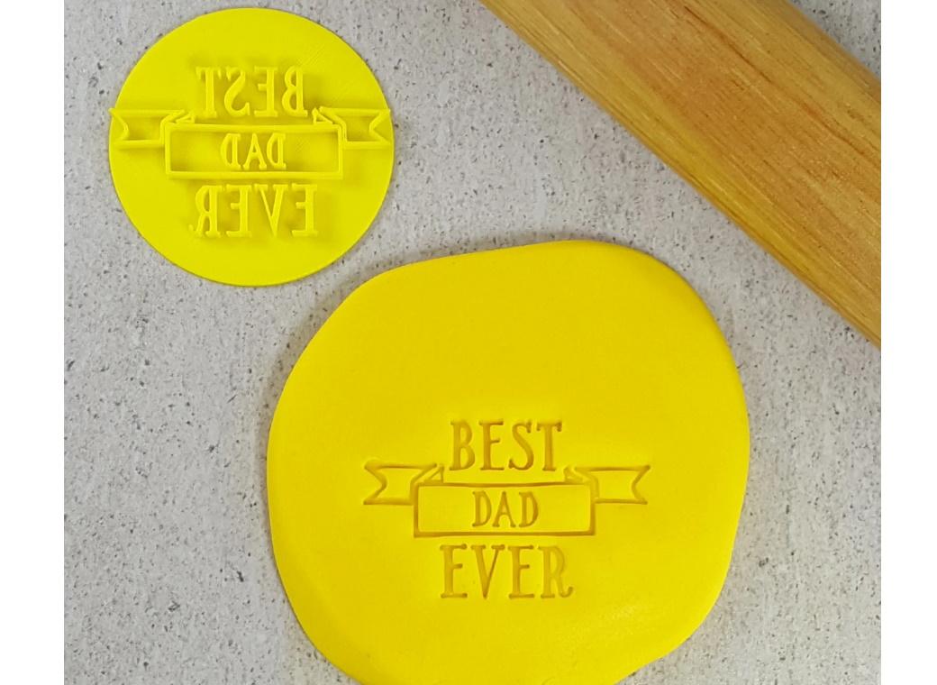 Best Dad Ever Ribbon Embosser