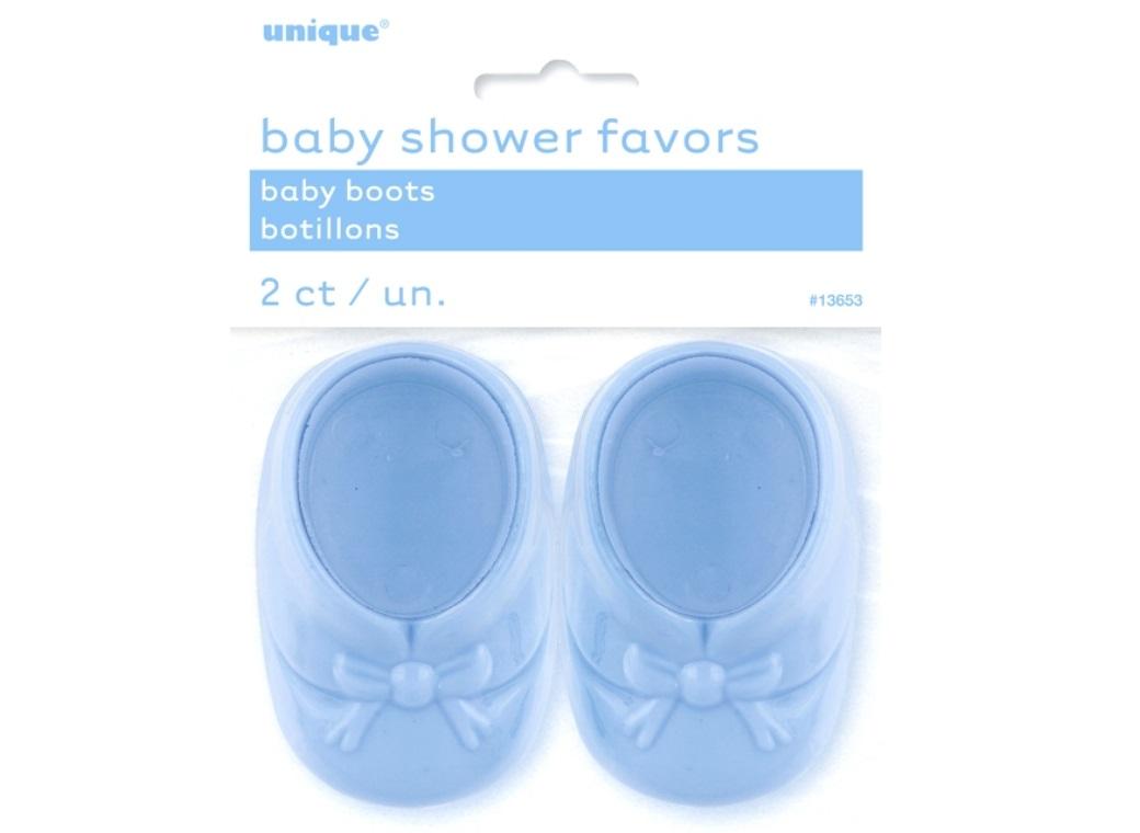 Blue Baby Booties 2pk