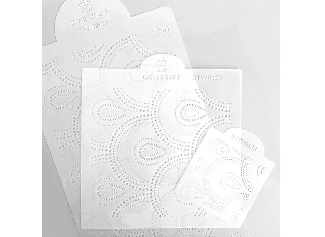 Cake Craft 3pce Cake Stencil Set - Acrobat