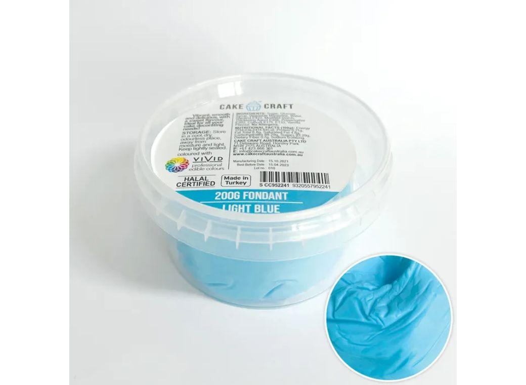 Cake Craft Fondant 200g - Light Blue