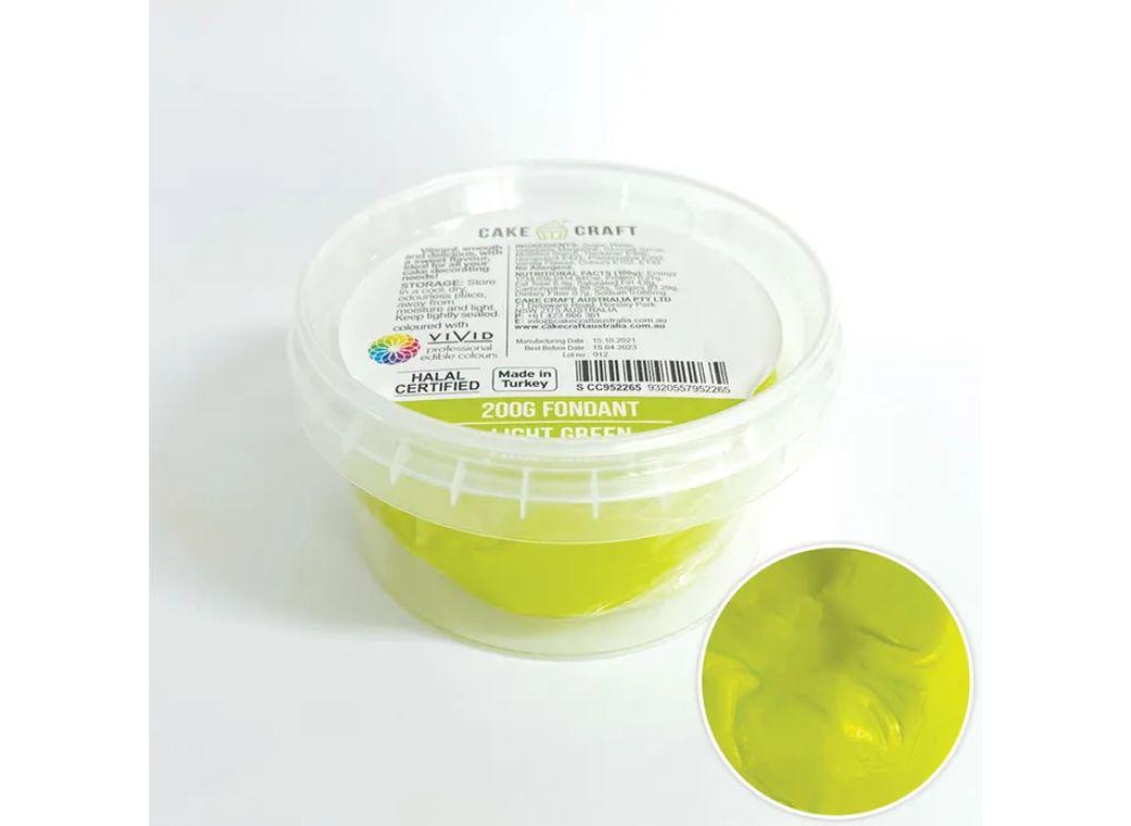 Cake Craft Fondant 200g - Light Green