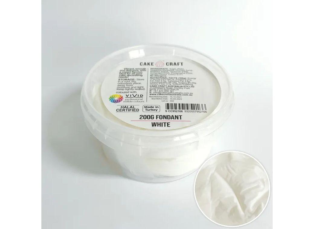 Cake Craft Fondant 200g - White