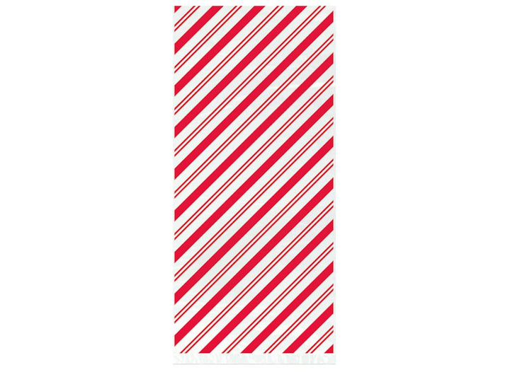 Candy Cane Striped Large Cello Bags 20pk