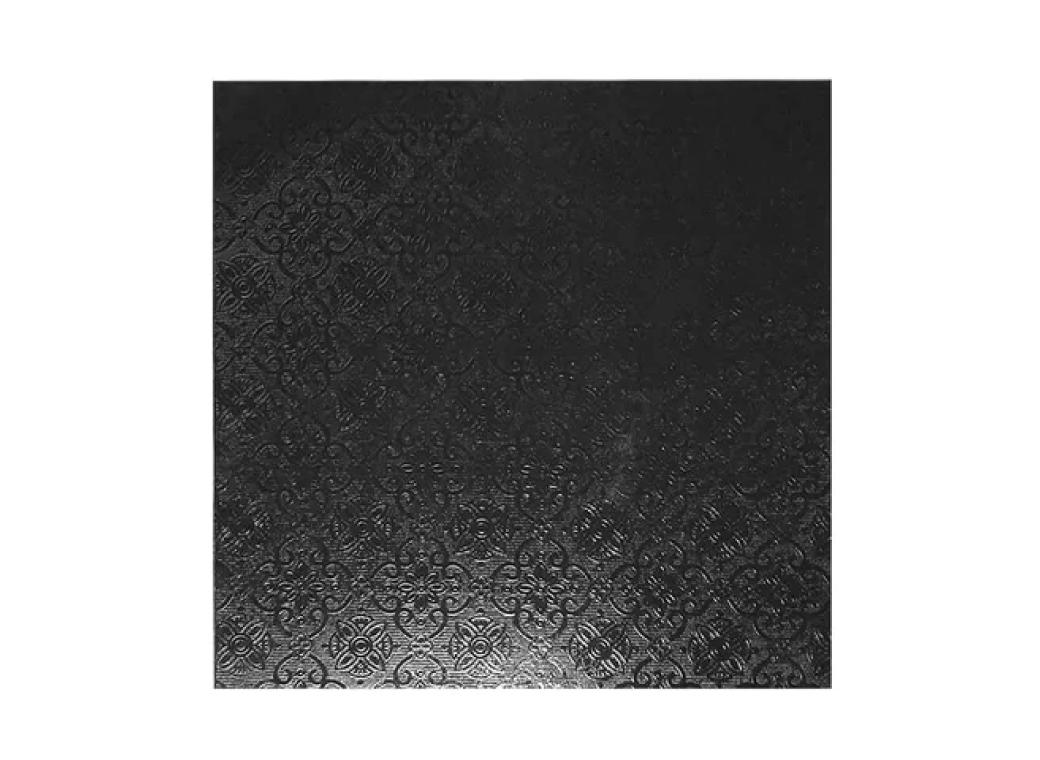 Black Masonite Cake Board Square - 16"