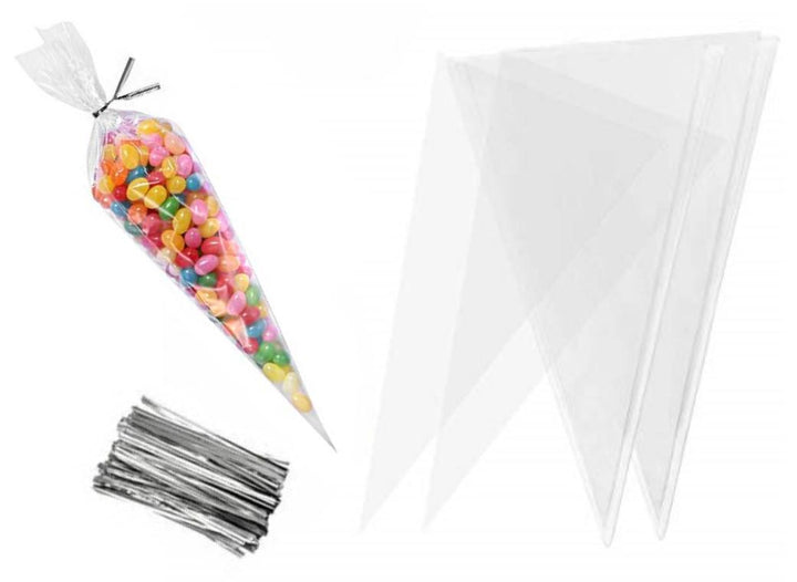 Cellophane Cone Bags 25pk