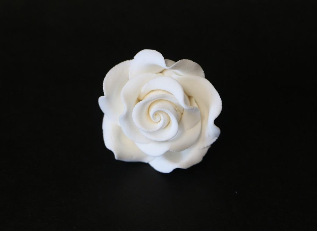 Gumpaste Classic Rose Medium - White