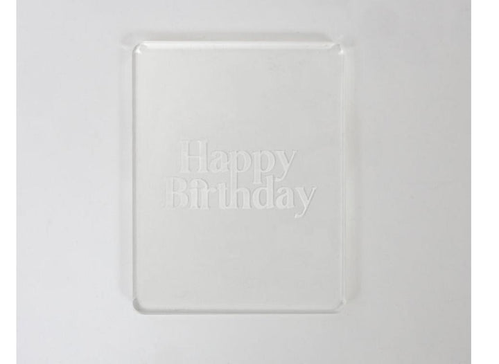 COO KIE Embosser Stamp - HAPPY BIRTHDAY 1