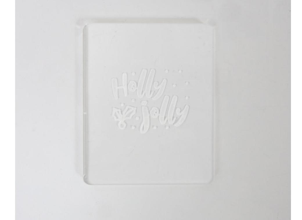 COO KIE Embosser Stamp - HOLLY JOLLY