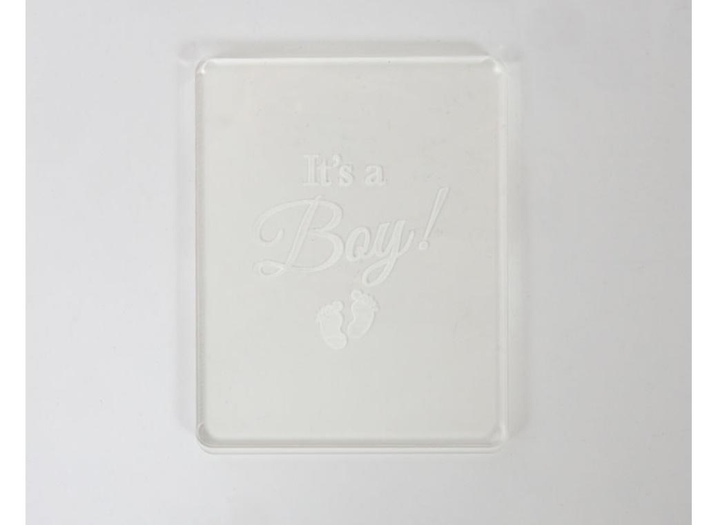 COO KIE Embosser Stamp - IT'S A BOY