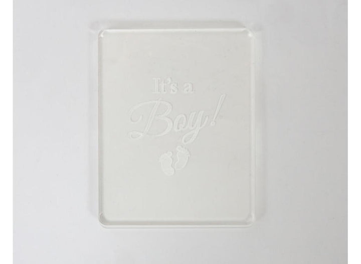 COO KIE Embosser Stamp - IT'S A BOY