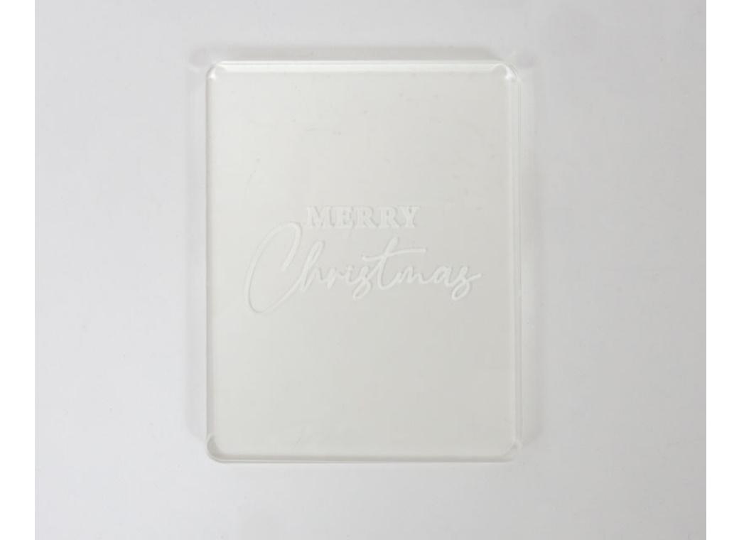 COO KIE Embosser Stamp - MERRY CHRISTMAS 1