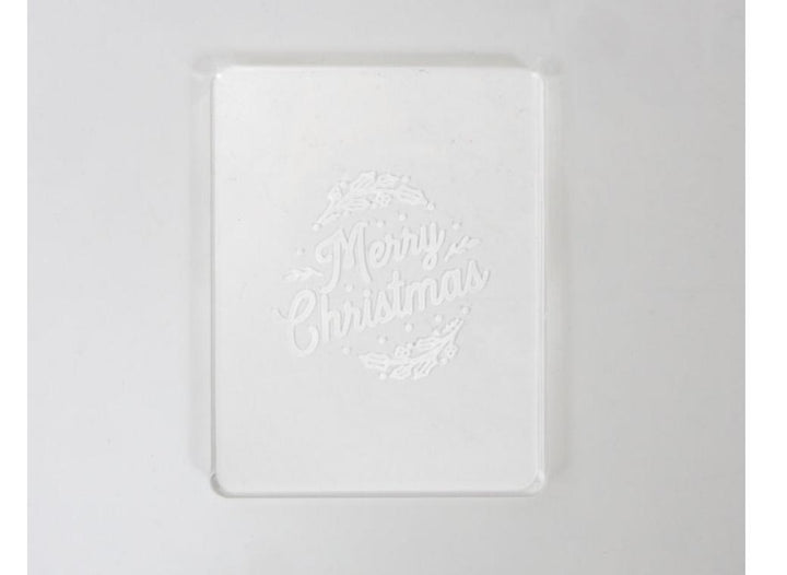 COO KIE Embosser Stamp - MERRY CHRISTMAS 2