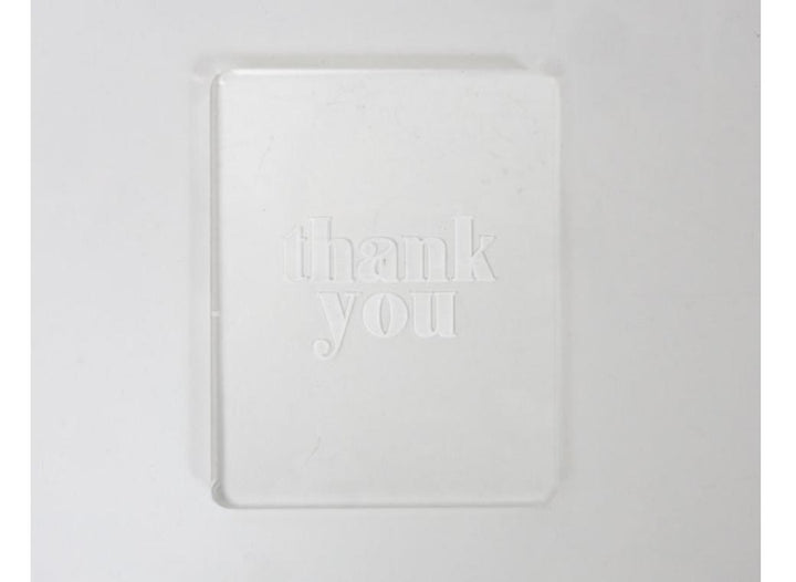 COO KIE Embosser Stamp - THANK YOU