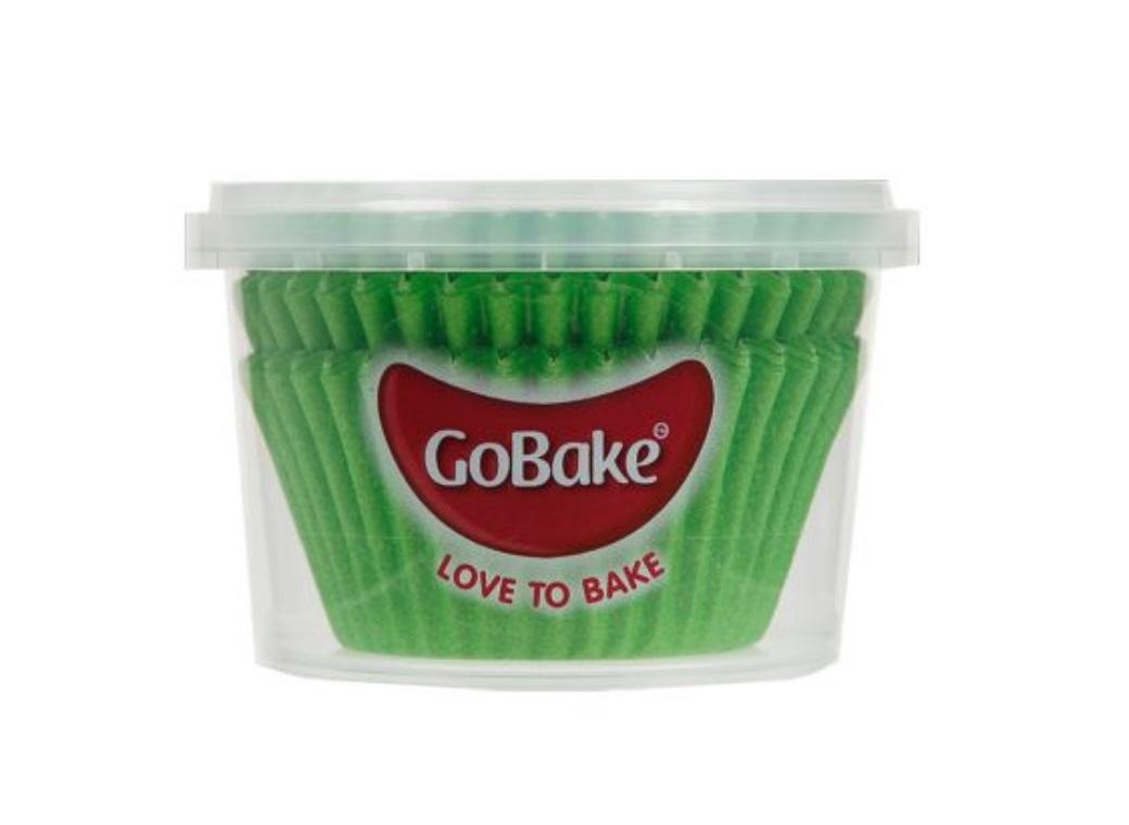 Cupcake Cases 72pk Green