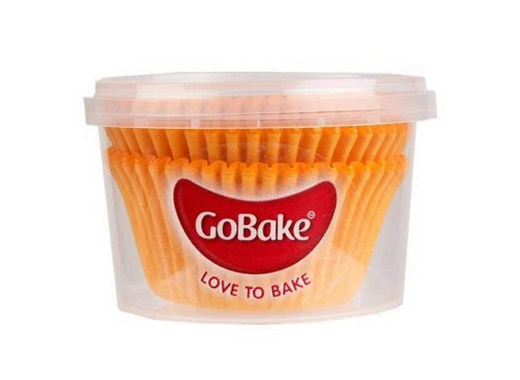 Cupcake Cases 72pk Orange