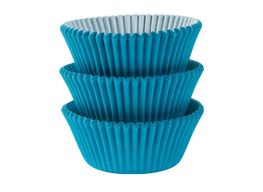 Cupcake Cases 75pk Caribbean Blue