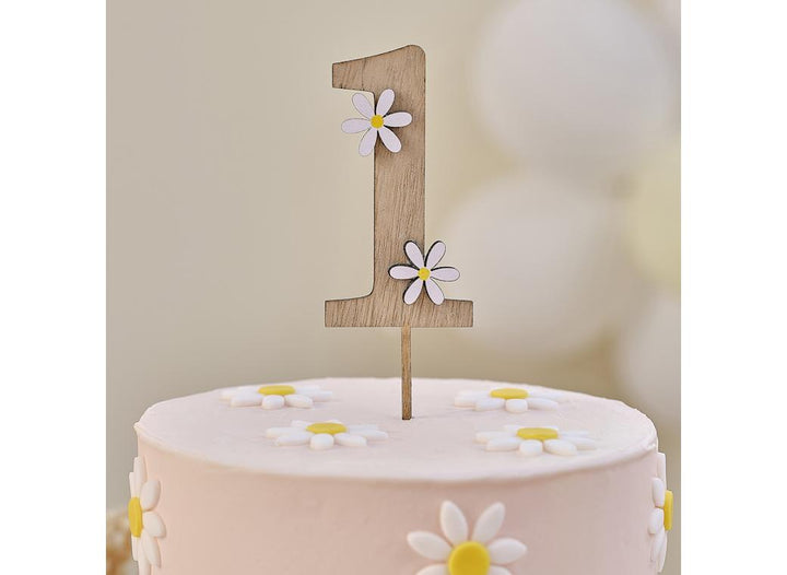 Ditsy Daisy One Cake Topper