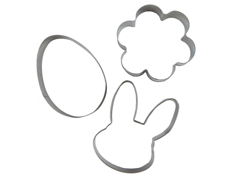 Easter Cookie Cutters - 3pk