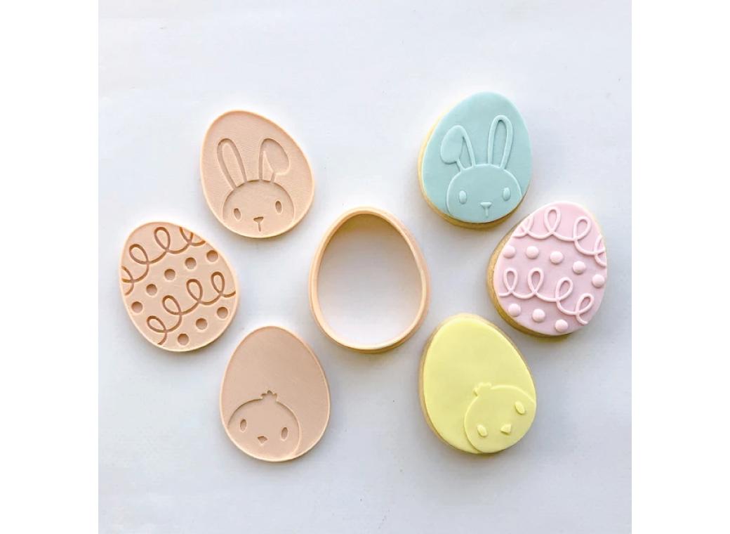 Easter Egg Mini Cutter & Debosser Set