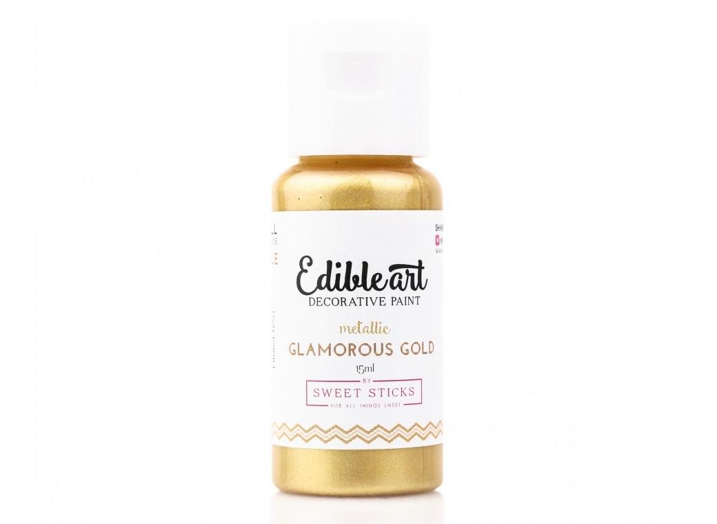 Edible Art Paint - Glamorous Gold