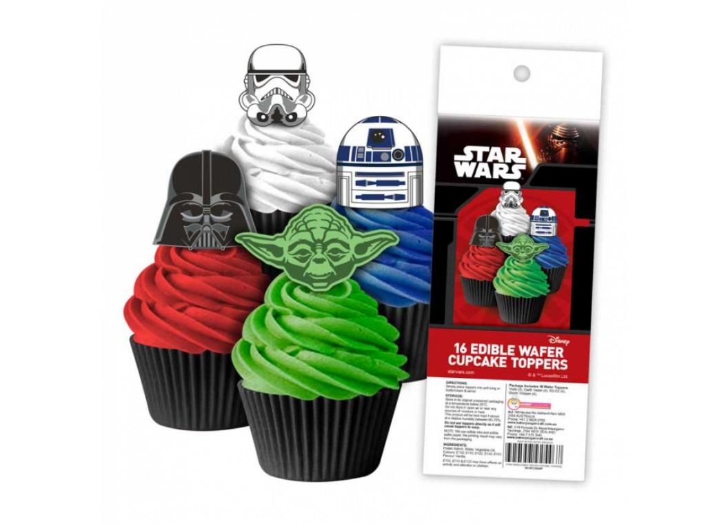 Edible Wafer Cupcake Toppers - Star Wars