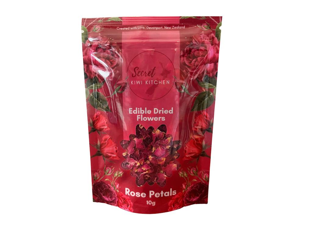 Secret Kiwi Kitchen Edible Dried Flowers - Rose Petals