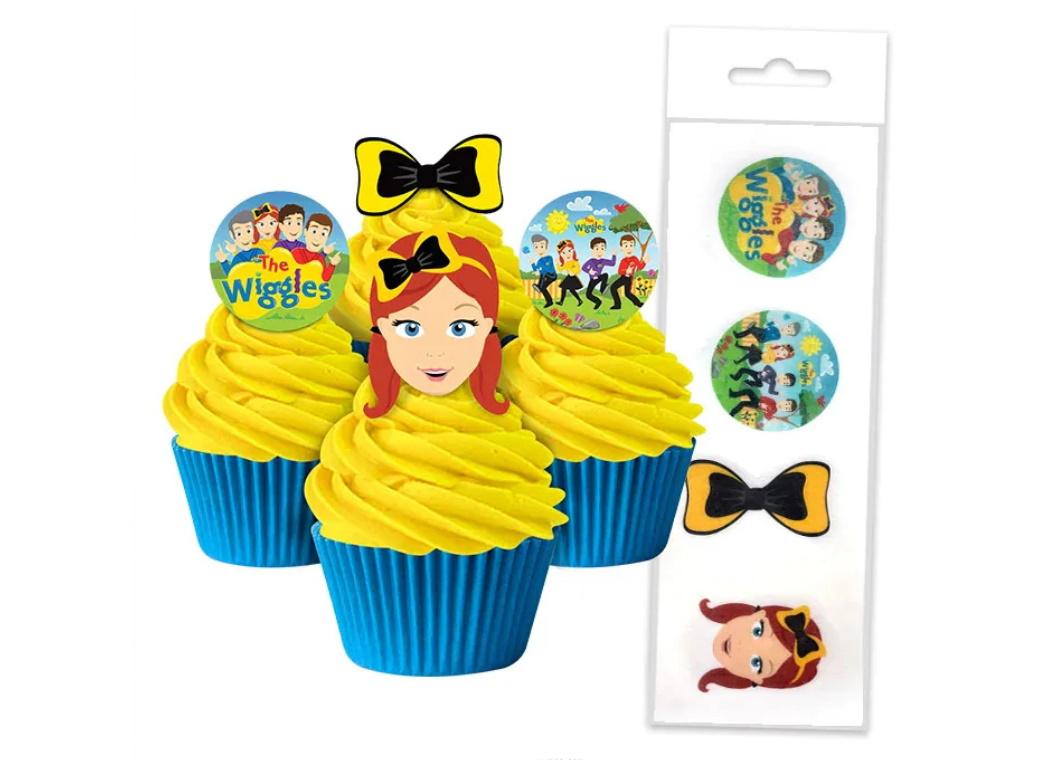 Edible Wafer Cupcake Toppers - The Wiggles