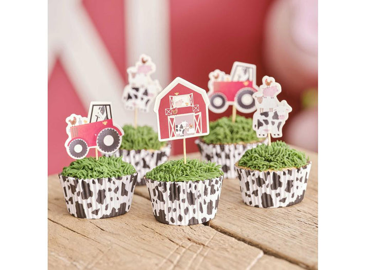 Farm Friends Cupcake Toppers 12pk