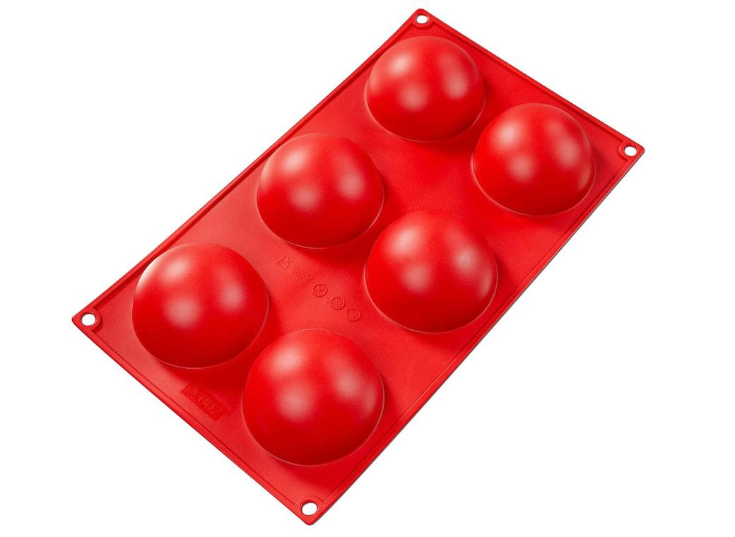 Fat Daddios Silicone Mould - Hemisphere 6 Cavity