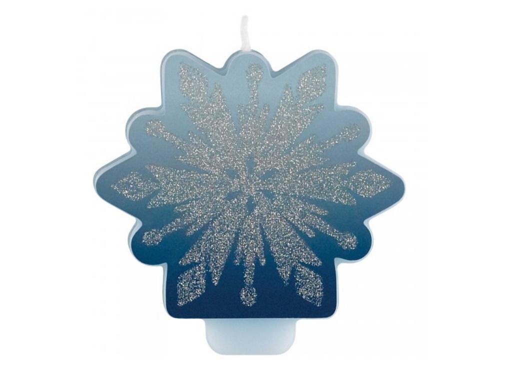 Frozen 2 Snowflake Glitter Candle