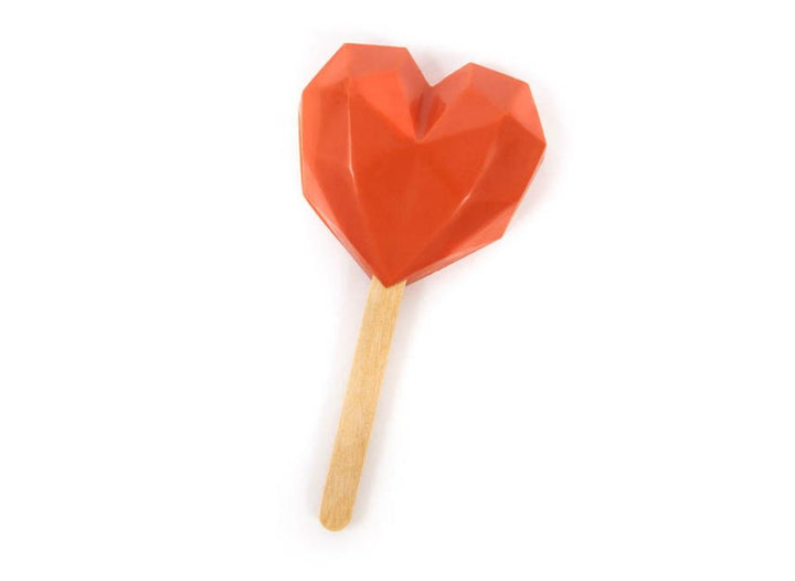 Geo Hearts Popsicle Silicone Mould