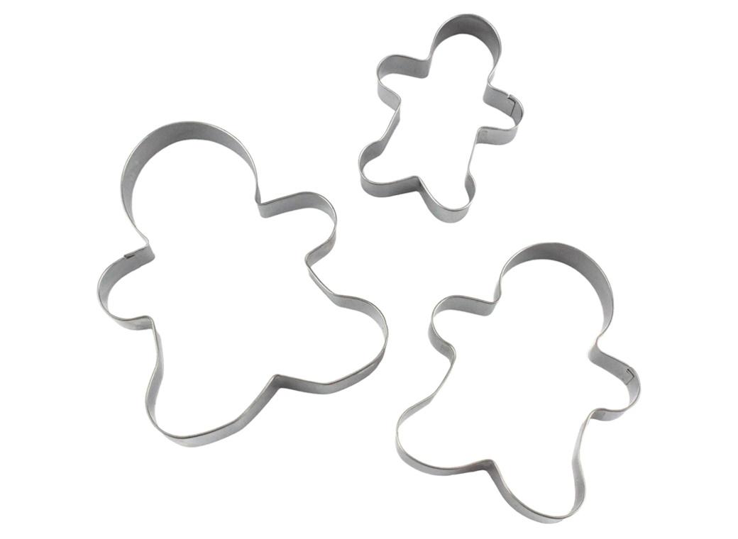 Gingerbread Man Cookie Cutters 3pce