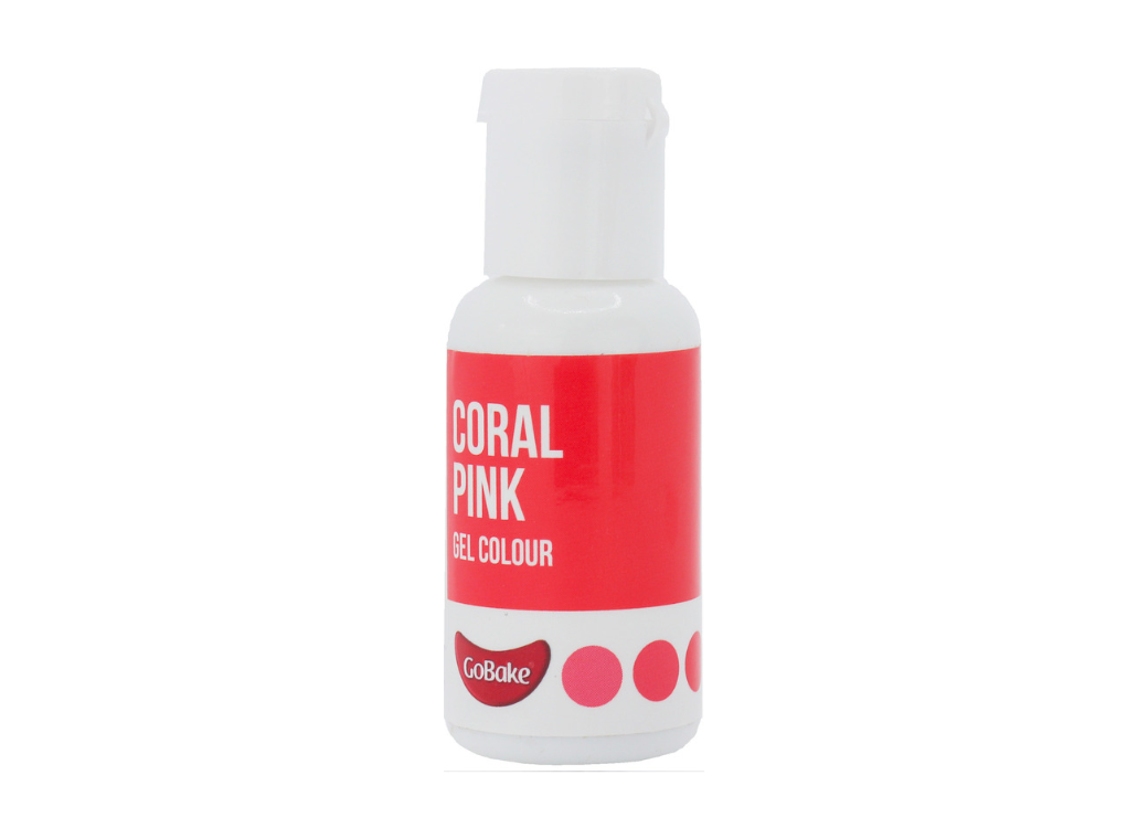 GoBake Gel Colour - Coral Pink