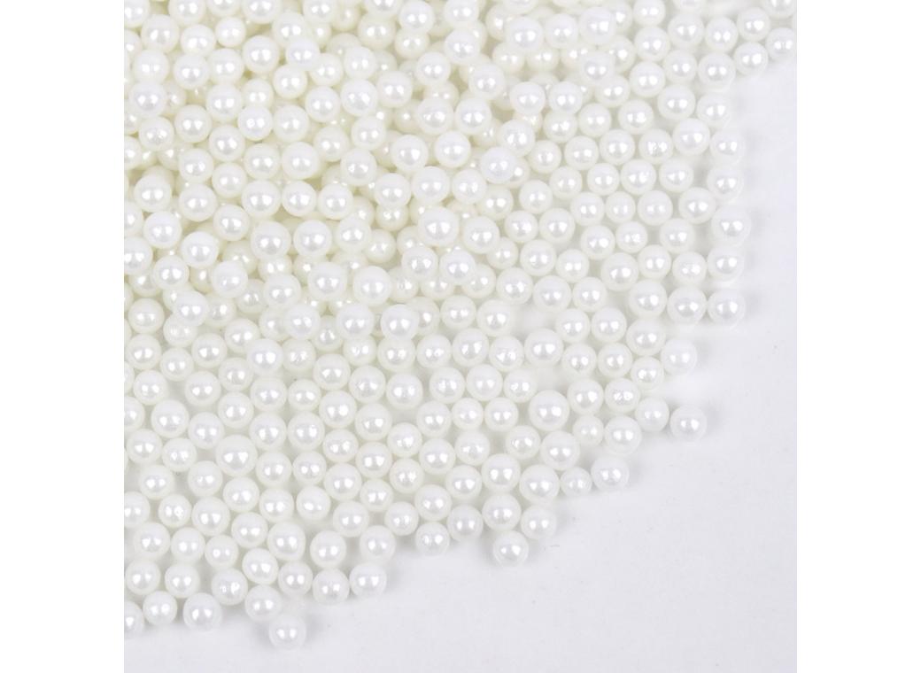 GoBake 4mm Sugar Pearls - White