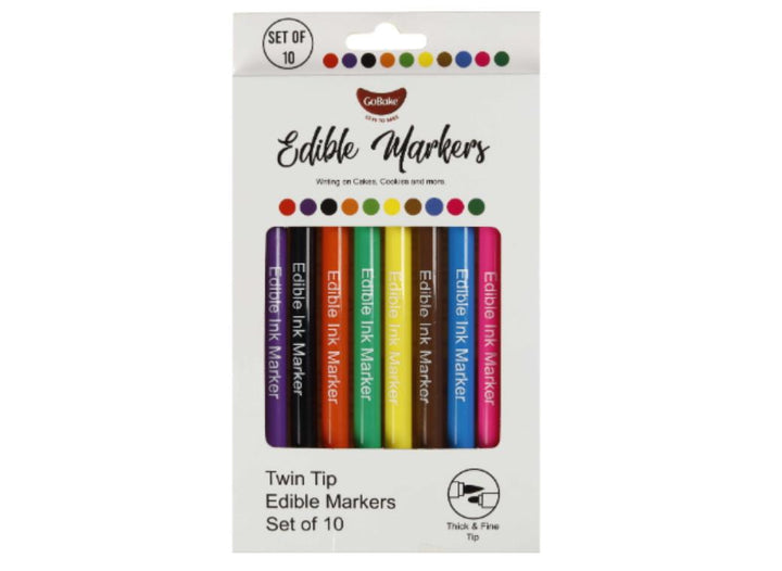 GoBake Edible Markers 10pk