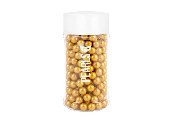 GoBake 7mm Sugar Pearls - Gold