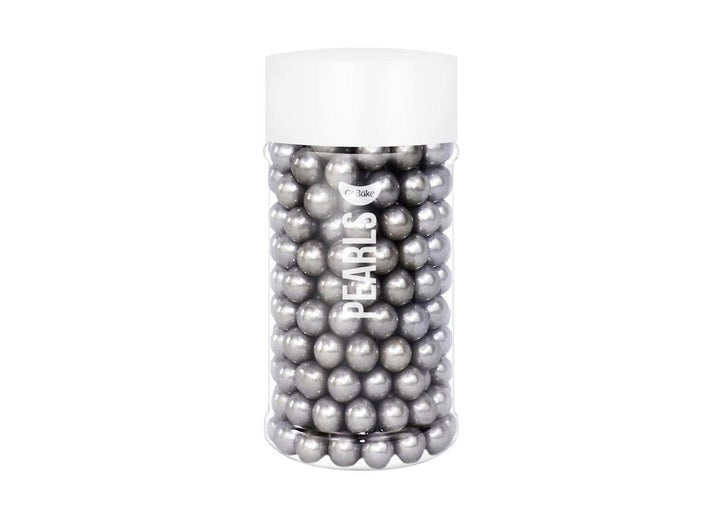 GoBake 7mm Sugar Pearls - Silver